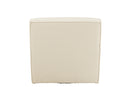 Chair Swivel Square Poplar Wood/Foam Cream - Majorr