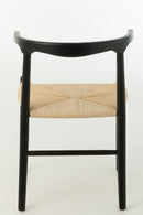 Chair Toon Beech Wood/Rope Black - Majorr