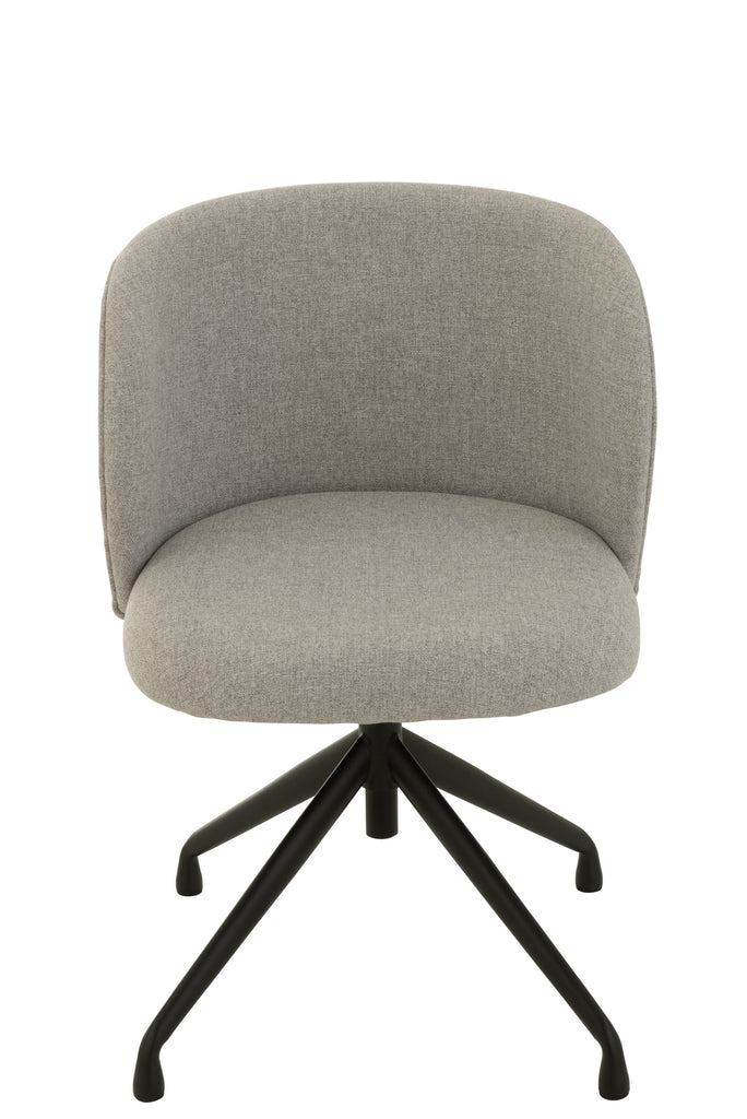 Chair Turn/Up/Down Linen Grey - Majorr