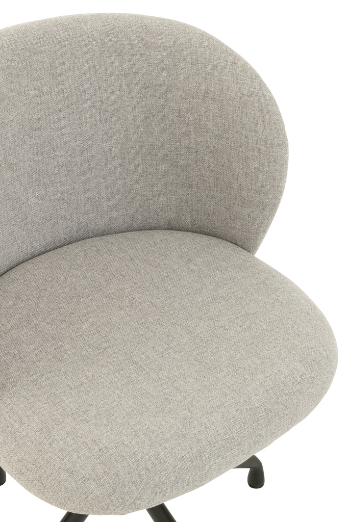 Chair Turn/Up/Down Linen Grey - Majorr