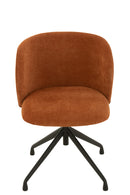 Chair Turn/Up/Down Textile Rusty - Majorr
