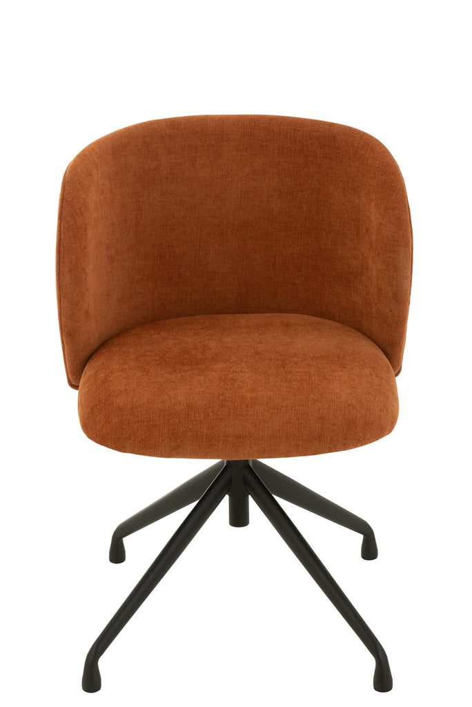 Chair Turn/Up/Down Textile Rusty - Majorr