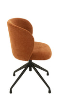 Chair Turn/Up/Down Textile Rusty - Majorr
