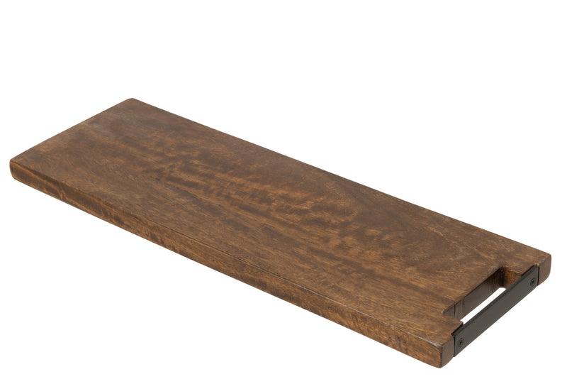 Chopping Board Long Mango Wood Brown Large