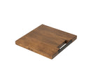 Chopping Board Square Mango Wood Brown Small - Majorr