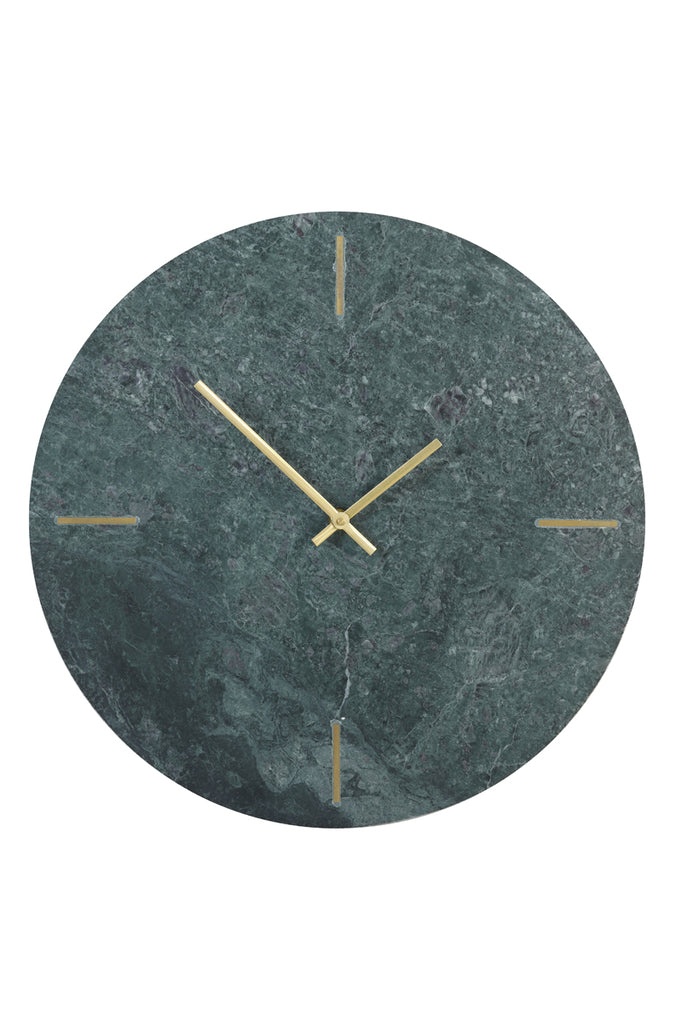 Clock Ã˜43x2 cm DALUCA green marble