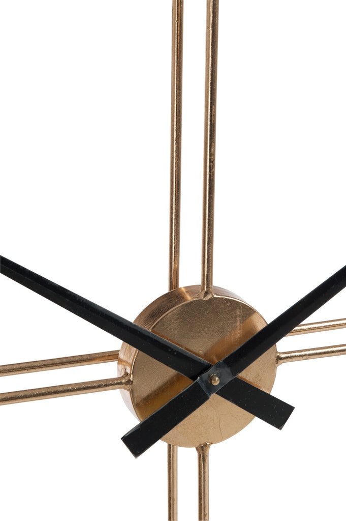 Clock Round Metal Gold - Majorr