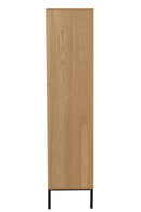 Closet Compartments Mdf/Metal Natural/Black - Majorr