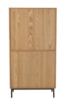 Closet Compartments Mdf/Metal Natural/Black - Majorr