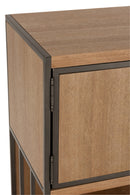 Closet Different Compartments Wood/Metal Natural - Majorr
