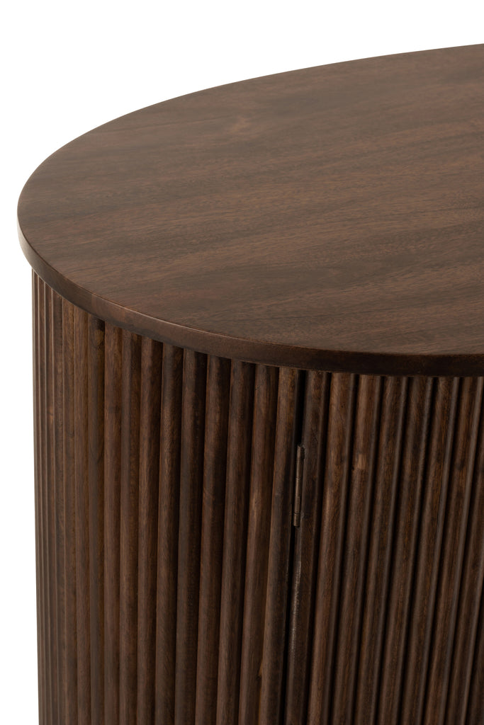 Closet Reyi Mango Wood Dark Brown - Majorr