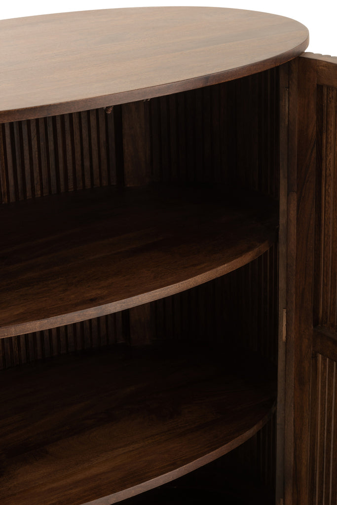 Closet Reyi Mango Wood Dark Brown - Majorr