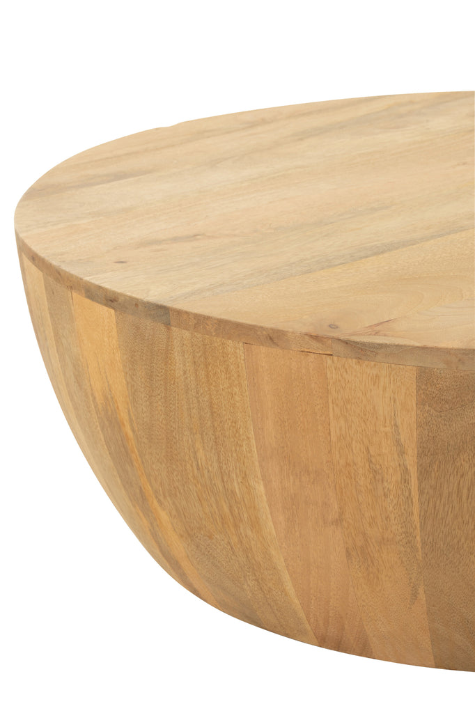 Coffee Table Camille Wood Natural - Majorr