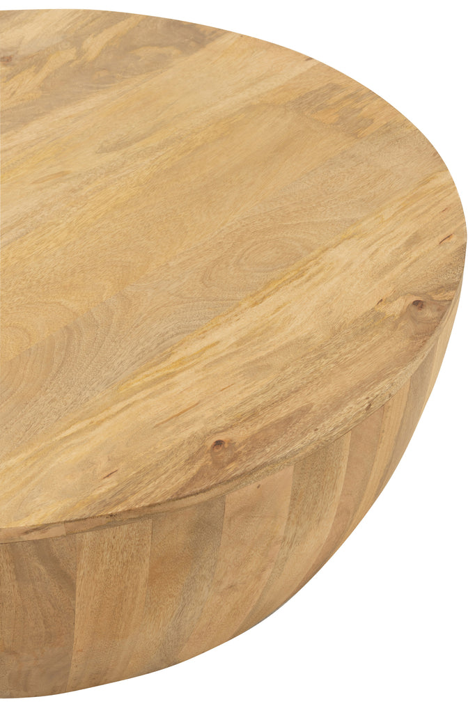 Coffee Table Camille Wood Natural - Majorr