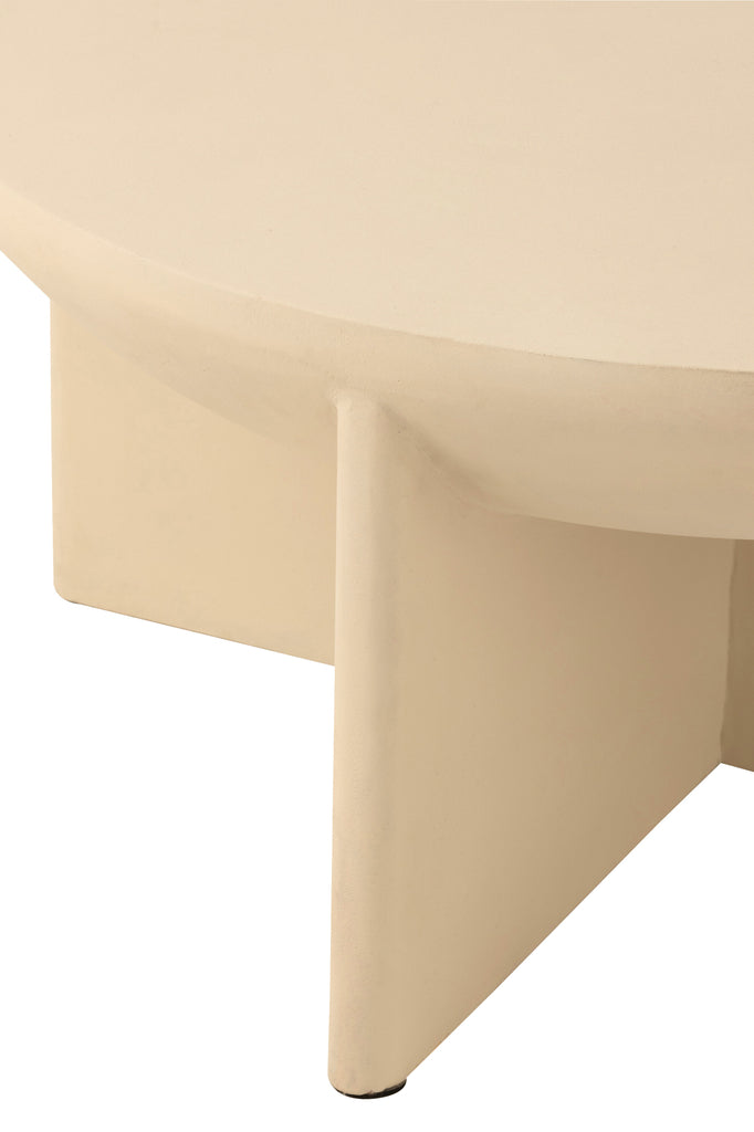 Coffee Table Halfy Mango Wood Beige - Majorr