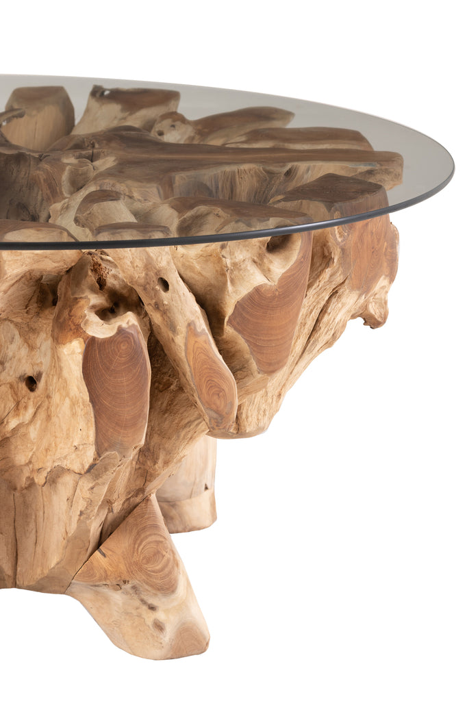 Coffee Table Raoul Teak Wood Natural Small - Majorr