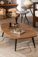 Coffee Table Rectangular Recycle Teak Natural - Majorr