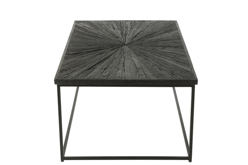 Coffee Table Shanil Wood/Iron Black - Majorr