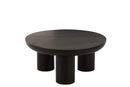 Coffee Table Trio Mango Wood Black - Majorr
