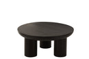 Coffee Table Trio Mango Wood Black - Majorr