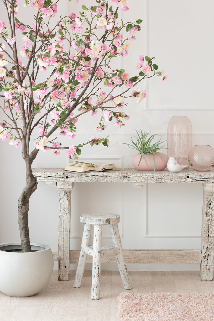 Console Brut Recycled Wood White Wash - Majorr