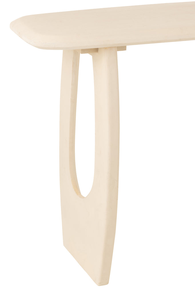 Console Mark Mango Wood Beige - Majorr