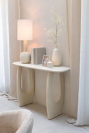 Console Mark Mango Wood Beige - Majorr