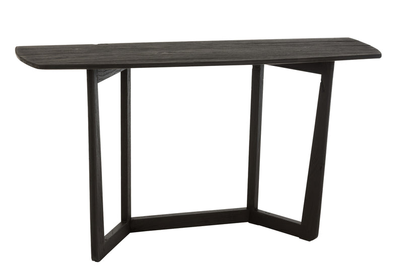 Console Maty Exotic Wood Black - Majorr