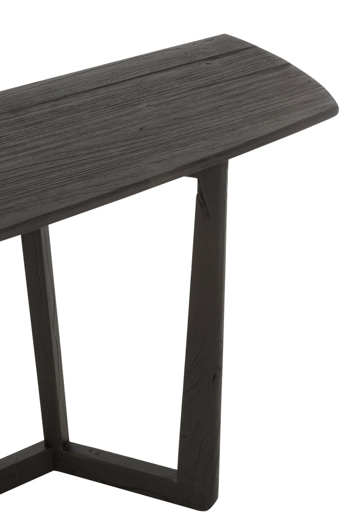 Console Maty Exotic Wood Black - Majorr