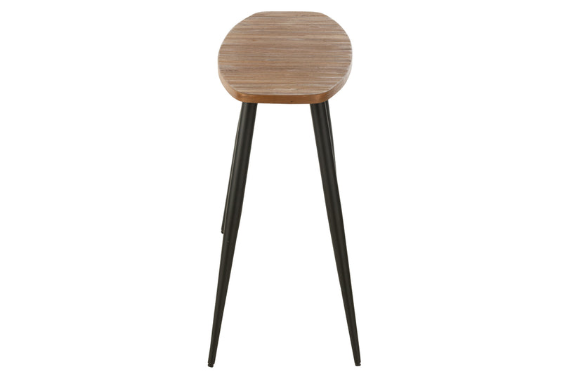 Console Oval Recycle Teak Natural - Majorr