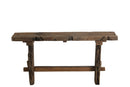 Console Rough Recycled Wood Brown - Majorr