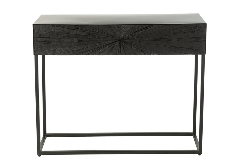 Console Shanil Wood/Iron Black - Majorr