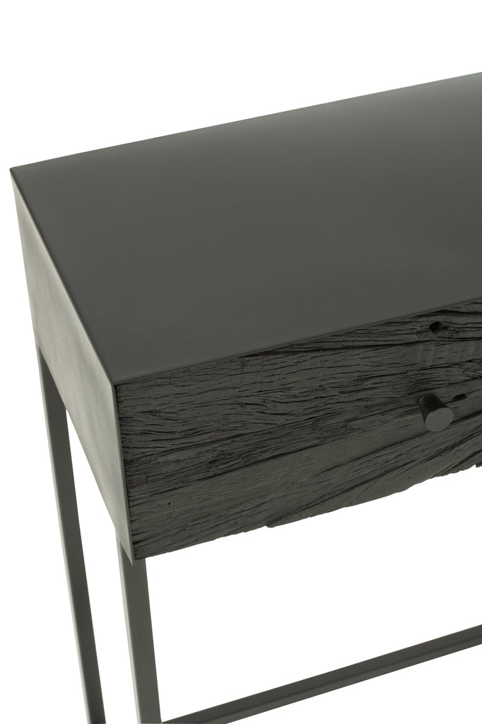 Console Shanil Wood/Iron Black - Majorr