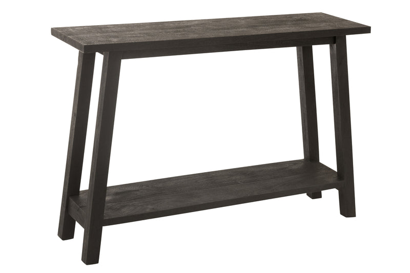 Console Square Mango Wood Black - Majorr