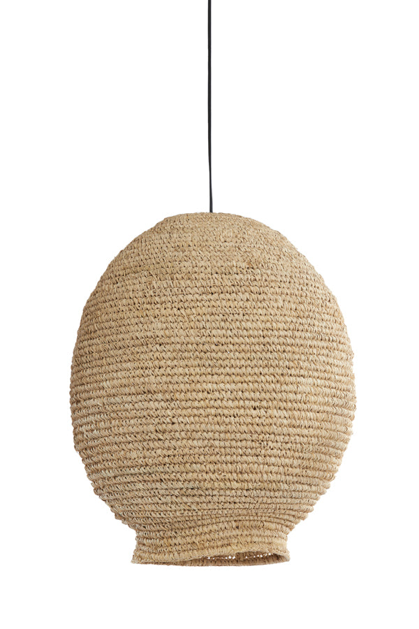 Hanging lamp 45x53 cm CORYP palm leaf natural - Majorr