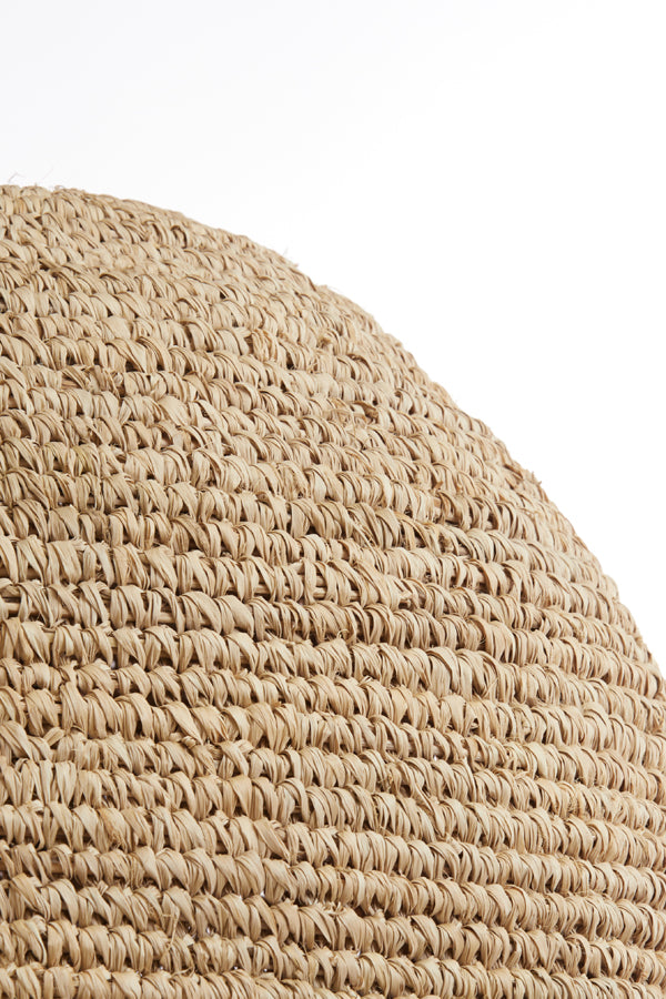 Hanging lamp 45x53 cm CORYP palm leaf natural - Majorr