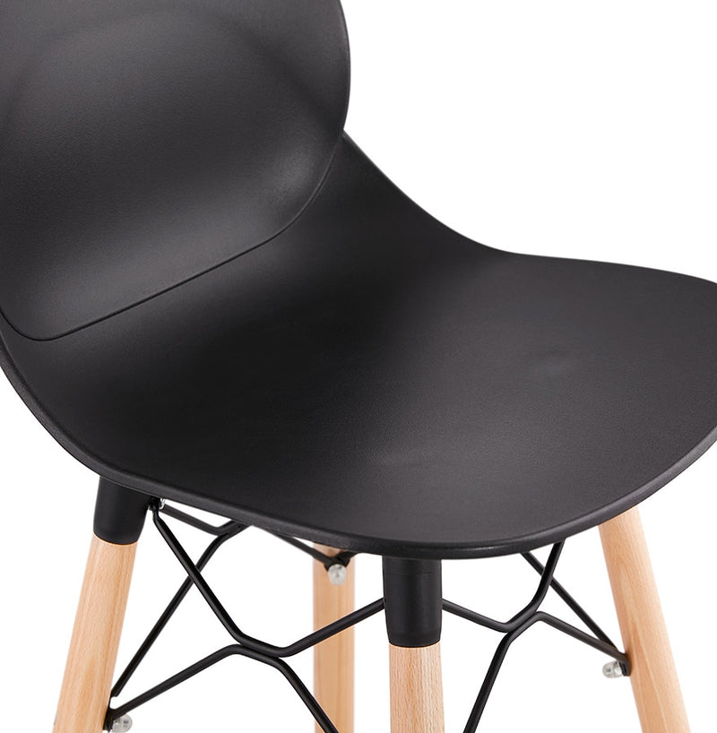 Design barkruk 'COSMIK' zwart Scandinavische stijl - Majorr