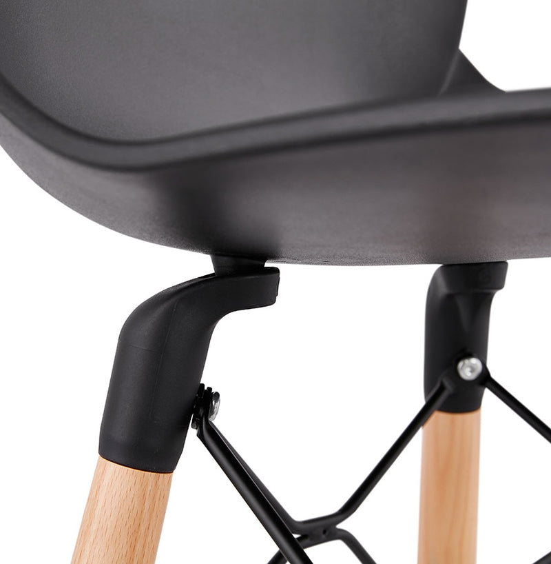 Design barkruk 'COSMIK' zwart Scandinavische stijl - Majorr