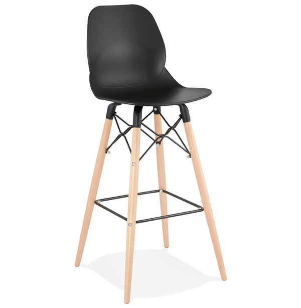 Design barkruk 'COSMIK' zwart Scandinavische stijl - Majorr
