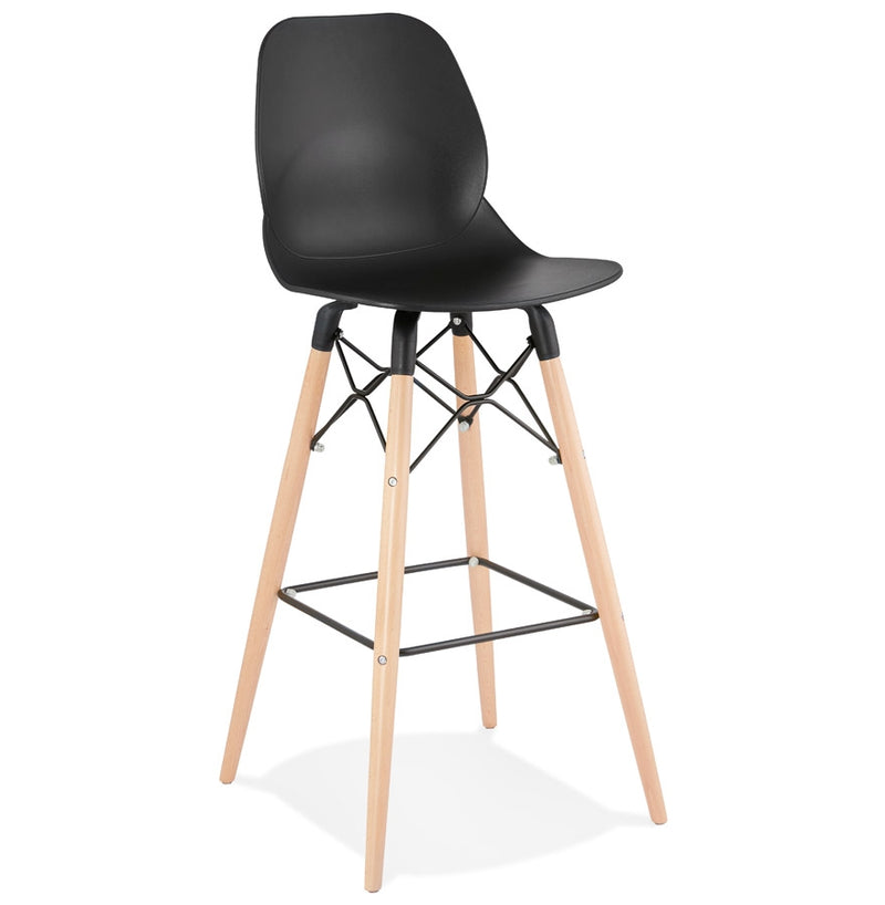 Design barkruk 'COSMIK' zwart Scandinavische stijl - Majorr