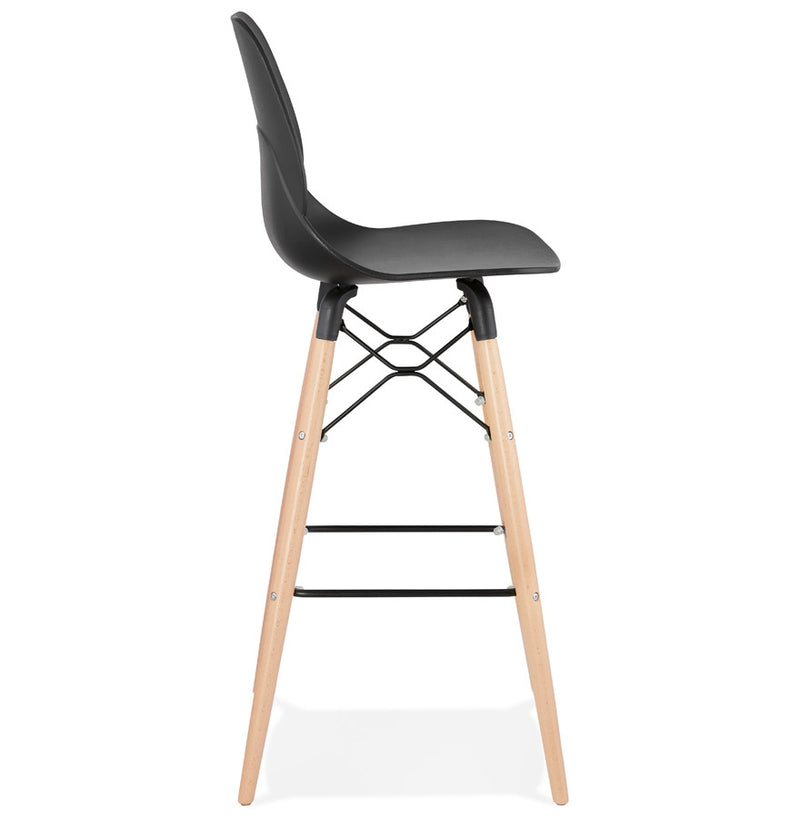 Design barkruk 'COSMIK' zwart Scandinavische stijl - Majorr