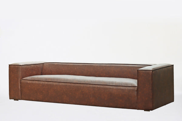 Couch 4Seat Modern Dark Brown - Majorr