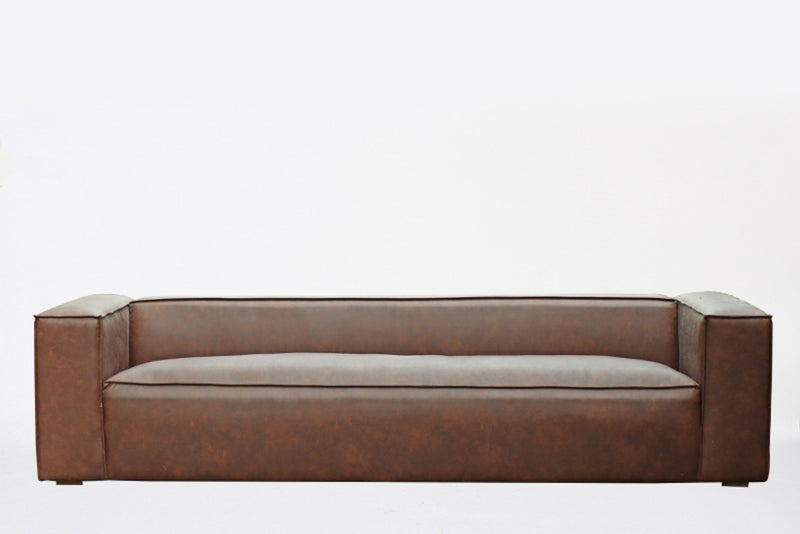 Couch 4Seat Modern Dark Brown - Majorr