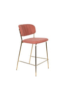 Counter Stool Jolien Gold/Pink - Majorr