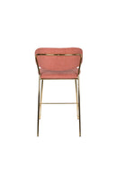 Counter Stool Jolien Gold/Pink - Majorr