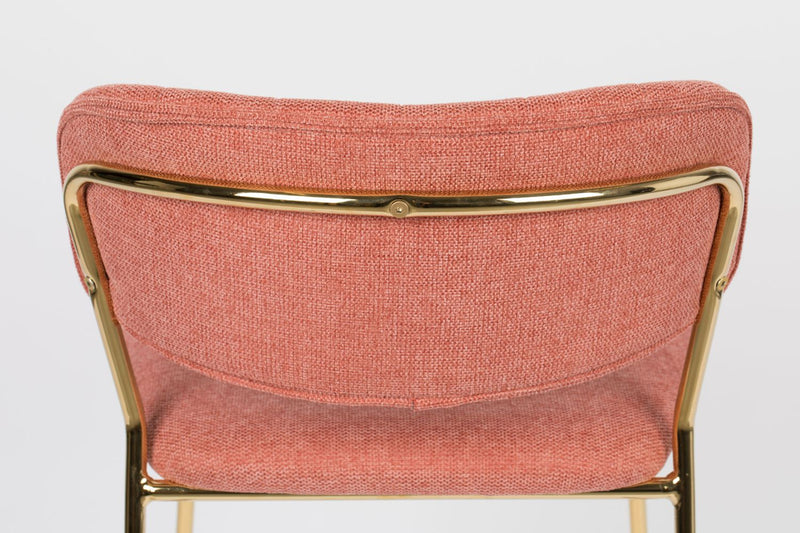 Counter Stool Jolien Gold/Pink