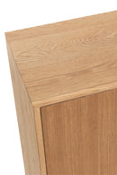 Cupboard On Legs 2 Doors Wood/Metal Natural - Majorr