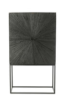 Cupboard Shanil Wood/Iron Black - Majorr