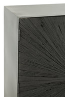 Cupboard Shanil Wood/Iron Black - Majorr