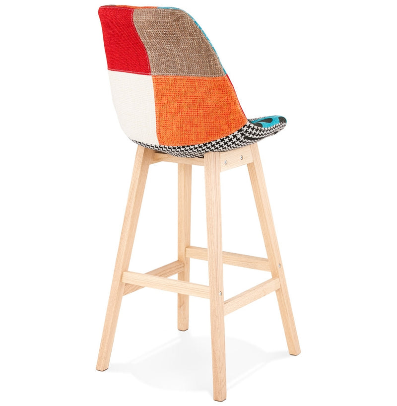 Barkruk 'CUPIDON' patchworkstijl - Majorr